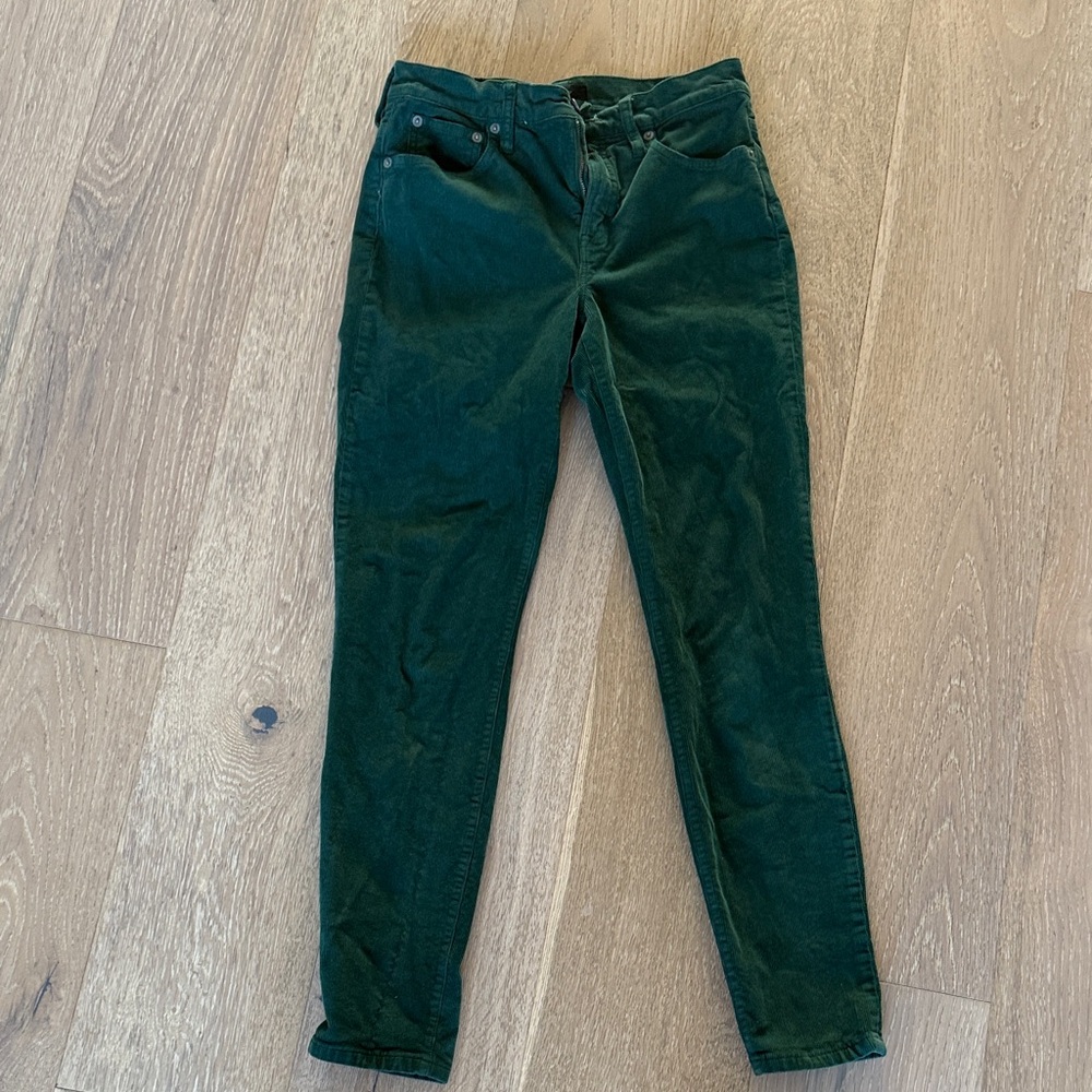 Women's Green corduroy  Jeans